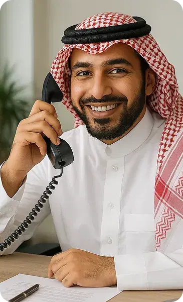 Deepora representative providing professional support over the phone
